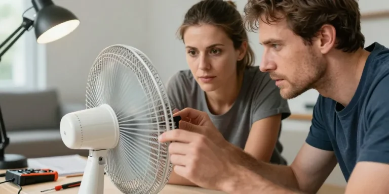 ventilateur fait du bruit quand il tourne